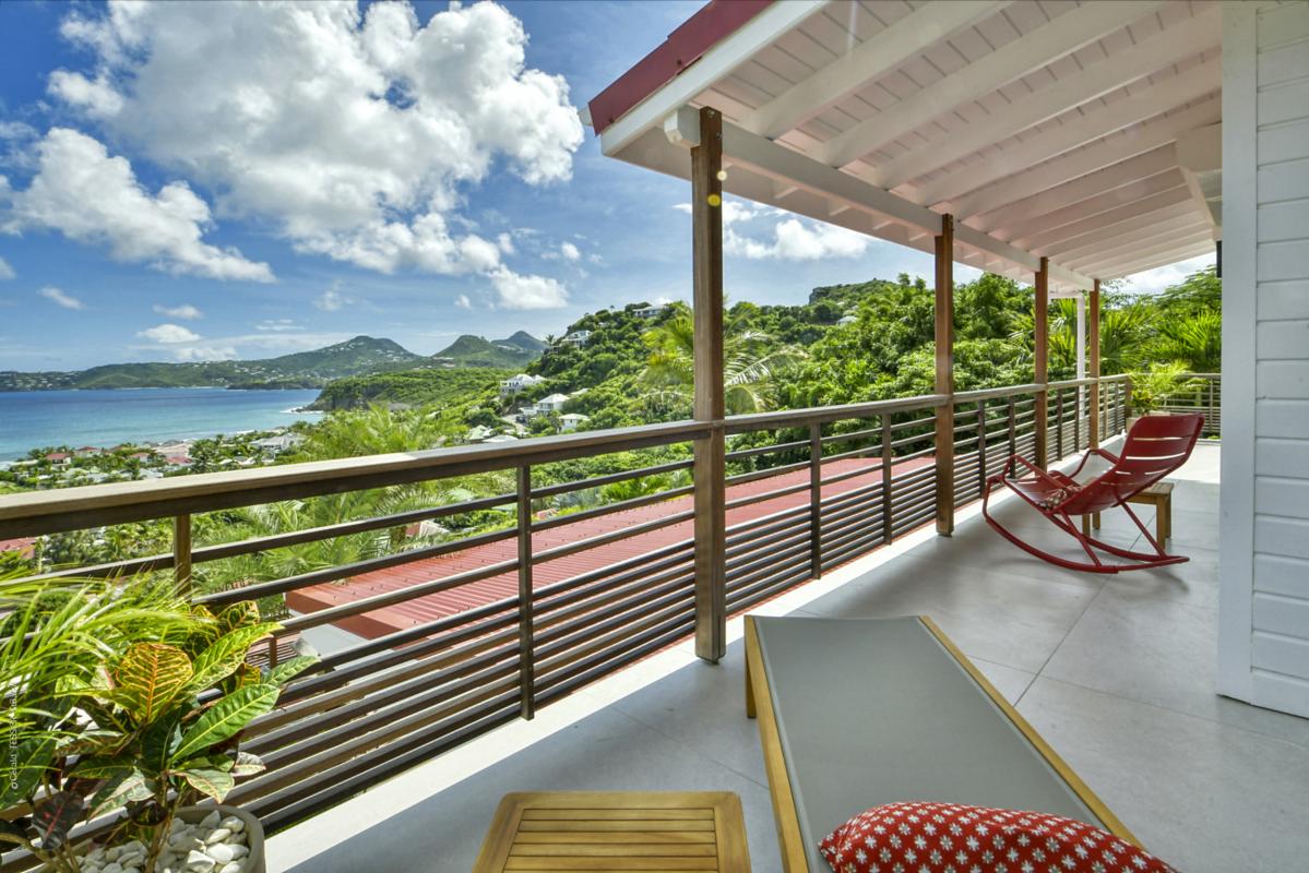 Location villa Anse des Cayes Saint Barthélémy_ Terrasse Chambre - 34 (1)